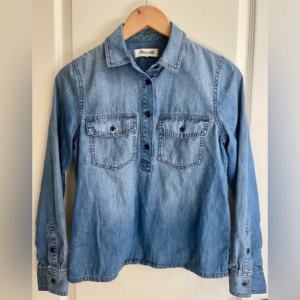Madewell Popover Denim Shirt
